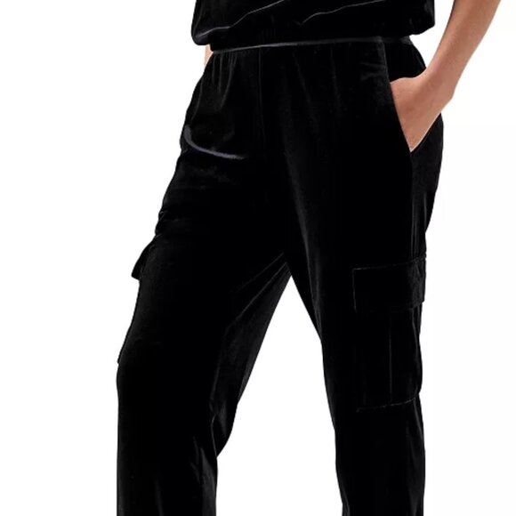 Sanctuary The Fixer Velvet Cargo Joggers, Black, SZ L, NWT - Picture 3 of 13